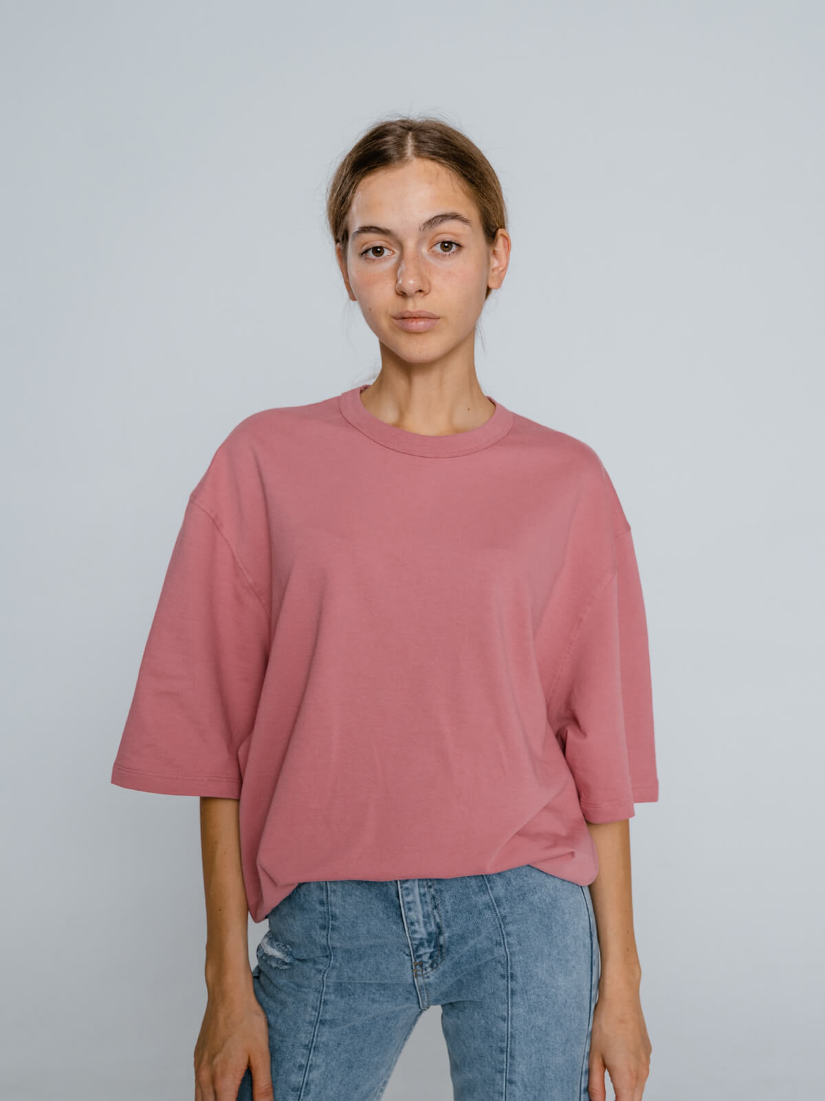 Pink oversized t-shirt