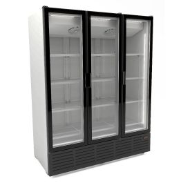 Combisteel REFRIGERATOR 3 GLASS DOORS - WHITE 9002