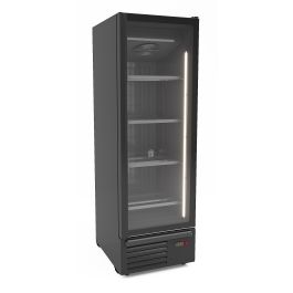 Combisteel FREEZER 1 GLASS DOOR BLACK 500L