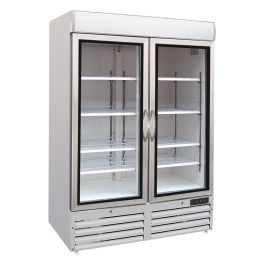 Combisteel FREEZER 2 GLASS DOORS