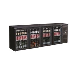 Combisteel BACKBAR COOLER BLACK 4 GLASS DOORS
*TRANSPORT ON REQUEST*
