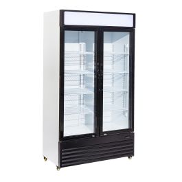 Combisteel REFRIGERATOR 2 GLASS DOORS BEZ-750 GD