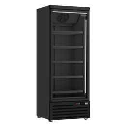 Combisteel FREEZER 1 GLASS DOOR BLACK JDE-600F BL