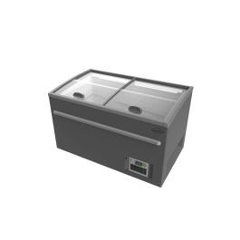 Combisteel SUPERMARKET CHEST FREEZER GREY 1450 AUTOMATIC DEFROST