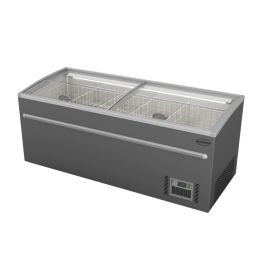 Combisteel SUPERMARKET CHEST FREEZER GREY 2100 AUTOMATIC DEFROST