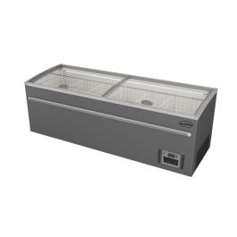 Combisteel SUPERMARKET CHEST FREEZER GREY 2500 AUTOMATIC DEFROST *TRANSPORT ON REQUEST*