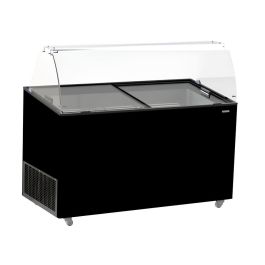 Combisteel ICE CREAM DISPLAY TENERIFE BLACK 10X5 LTR