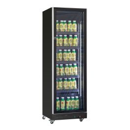 Combisteel REFRIGERATOR 1 GLASS DOOR BLACK