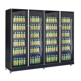 Combisteel REFRIGERATOR 4 GLASS DOORS BLACK
*TRANSPORT ON REQUEST*