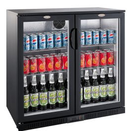 Combisteel BACKBAR COOLER BLACK 2 DOORS
