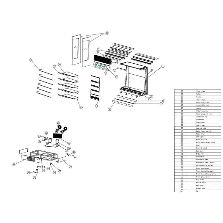 Koolmax Frigus 1250 Integral Open Fronted Multidecks Black - Image 3