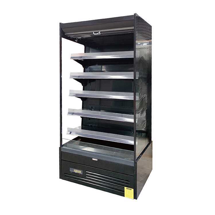 Koolmax Frigus 1250 Integral Open Fronted Multidecks Black