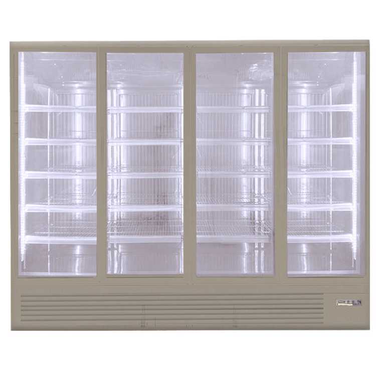 Koolmax KMC3000 – Four Glass Door Display Chiller (2500W X 740D X 2000H) Grey
