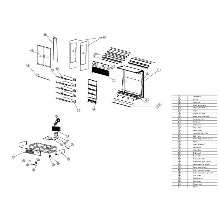 Koolmax Oasis 1250 Front Glass Door Multideck – Black - Image 6