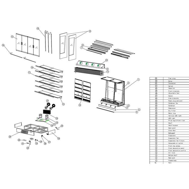 Koolmax Oasis 2500 Front Glass Door Multideck – White - Image 4