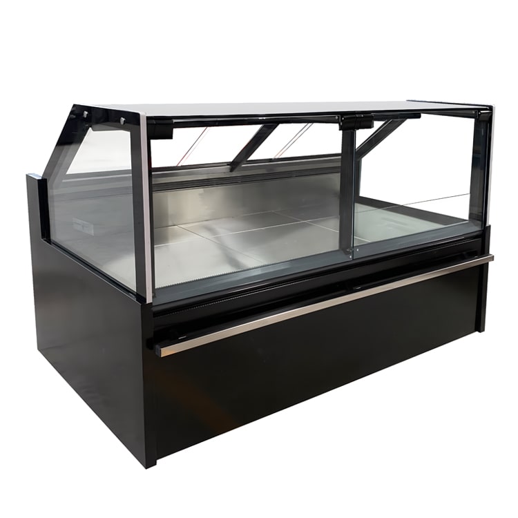 Koolmax Viande 1250mm Flat Glass Integral Meat Serve Over Counter