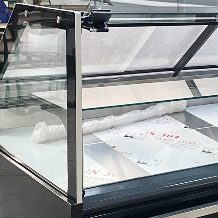 Koolmax Viande 1250mm Flat Glass Integral Meat Serve Over Counter - Image 4